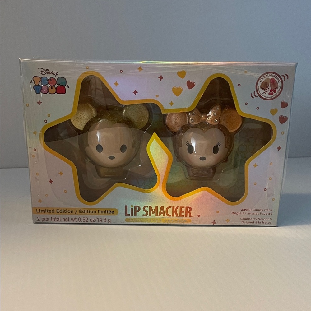 Disney Tsum Tsum Lip Smacker Duo - Gold and Rose gold